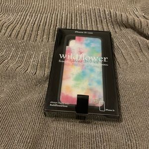 Wildflower tie dye iPhone XR case